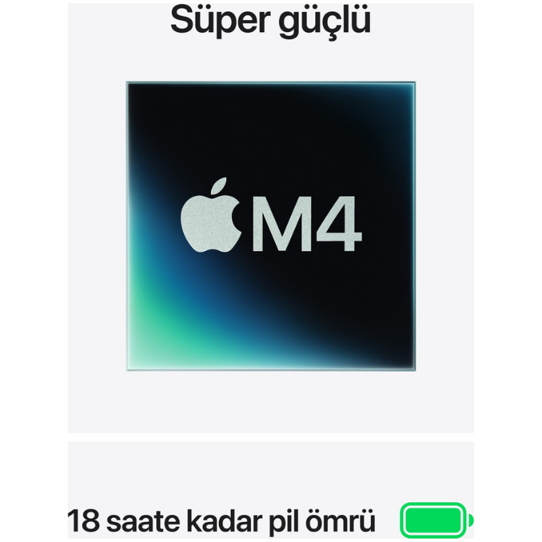 Apple MacBook Air M4 16GB 256GB SSD macOS 13'' Taşınabilir Bilgisayar Gece Yarısı MW123TU/A (Apple Türkiye Garantili) 256GB - Gece Yarısı