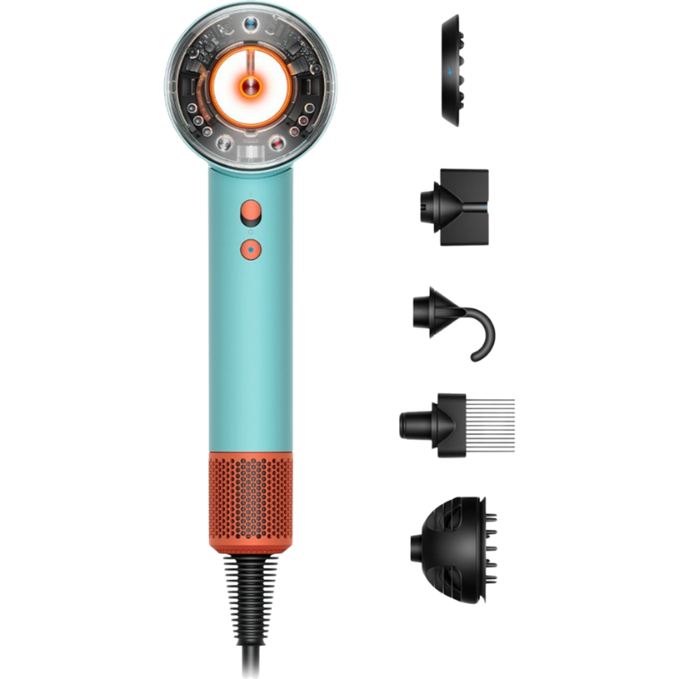Dyson Supersonic Nural Ceramic Patina/Topaz Saç Kurutma Makinesi Mavi